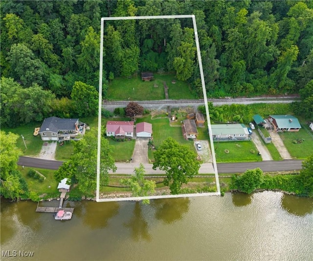 355 Muskingum River Rd, Marietta, OH 45750 - aerial view of property's location with property boundaries highlighted and a large body of water
