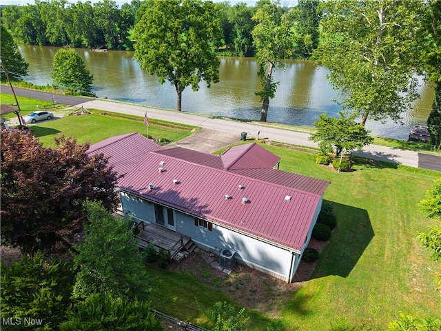 355 Muskingum River Rd, Marietta, OH 45750 - aerial view of property and surrounding area featuring a large body of water