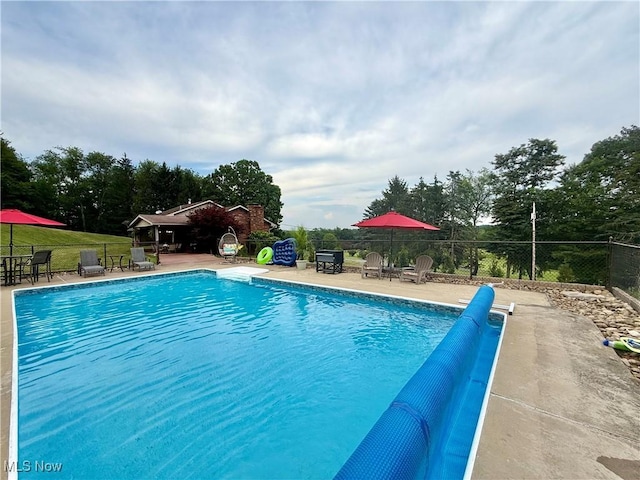 153 Lowes Dr, New Cumberland, WV 26047 - view of pool with a patio and view of scattered trees