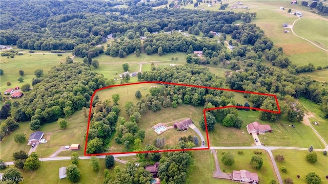 153 Lowes Dr, New Cumberland, WV 26047 - view of rural area featuring property boundaries highlighted