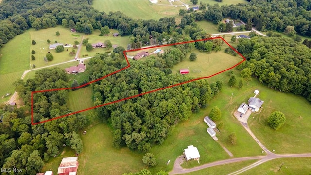 153 Lowes Dr, New Cumberland, WV 26047 - view of rural area featuring property parcel outlined