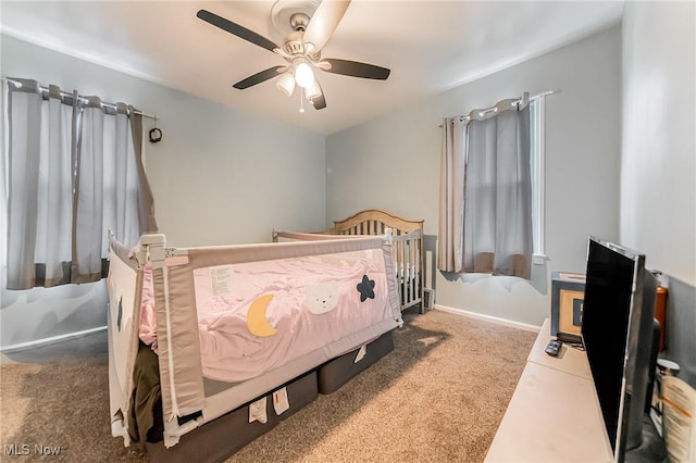 8006 Chesterfield Ave, Parma, OH 44129 - bedroom featuring carpet and ceiling fan