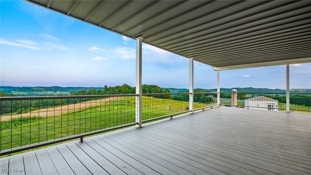 52110 Spencer Rd, Cumberland, OH 43732 - view of wooden deck