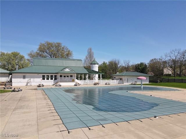 8531 Creekside Dr, Sagamore Hills, OH 44067 - community pool featuring a patio