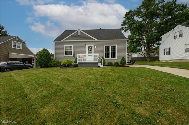 1492 Ries St, Barberton, OH 44203 - view of front of property with a front yard