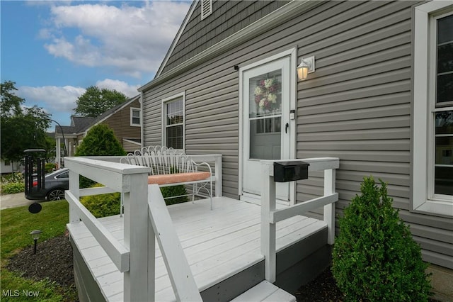1492 Ries St, Barberton, OH 44203 - view of wooden deck