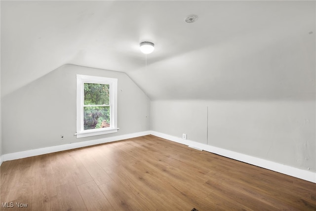 523 Gage St, Akron, OH 44311 - bonus room featuring vaulted ceiling and wood finished floors