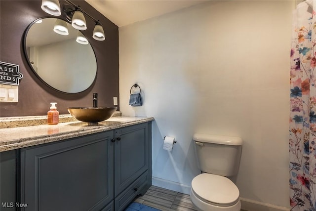 135 S 31st St, Newark, OH 43055 - full bathroom featuring vanity and a shower with shower curtain