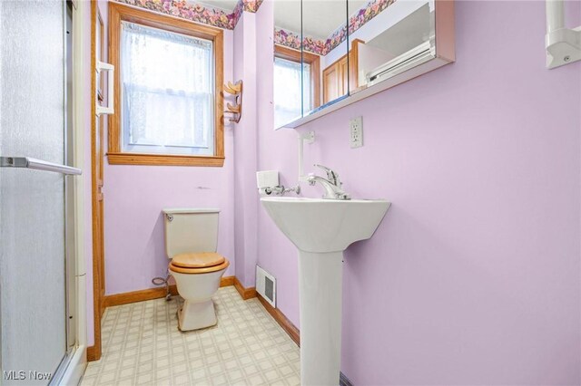 192 Swartz Rd, Akron, OH 44319 - full bathroom featuring tile patterned floors and an enclosed shower