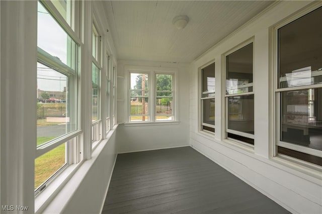 41 New St, Barberton, OH 44203 - unfurnished sunroom featuring wood finished floors