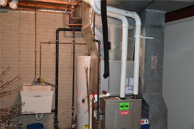 8303 Bradfords Gate Rd, Olmsted Falls, OH 44138 - utilities featuring water heater and heating unit