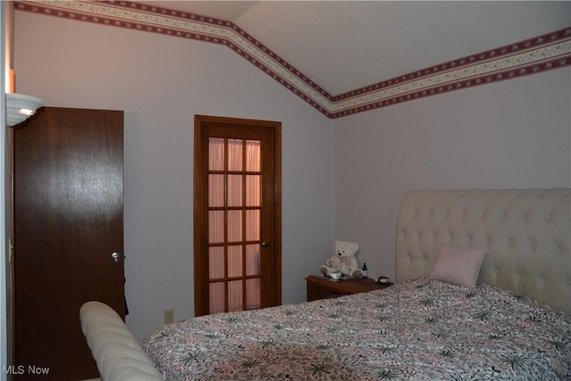 8303 Bradfords Gate Rd, Olmsted Falls, OH 44138 - bedroom with vaulted ceiling