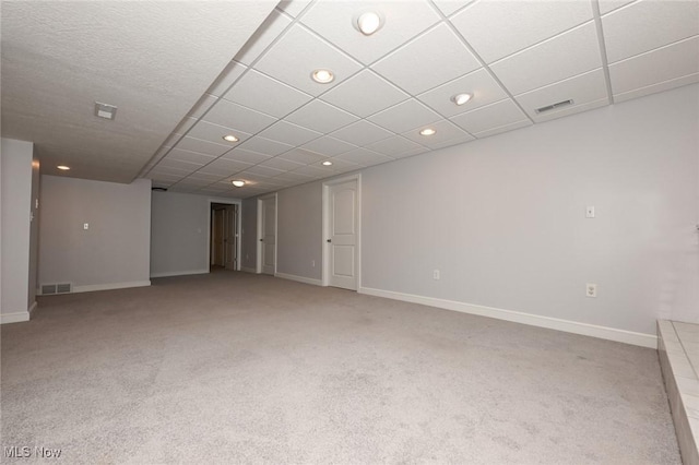 1137 Saint Abigail St SW, Hartville, OH 44632 - carpeted spare room with recessed lighting and baseboards