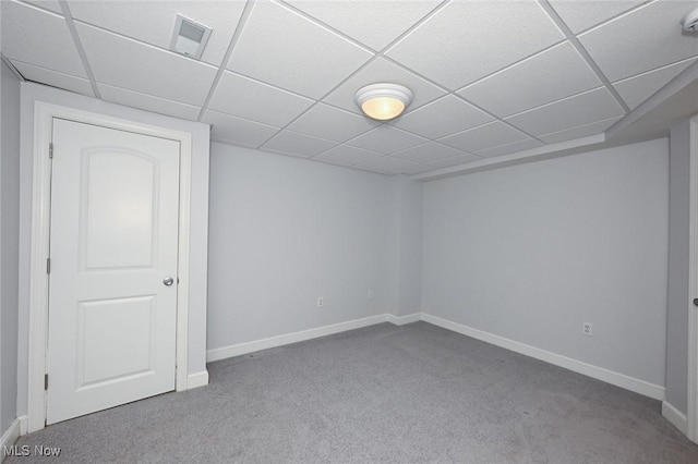 1137 Saint Abigail St SW, Hartville, OH 44632 - finished below grade area with carpet floors and a drop ceiling