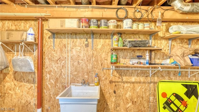 48820 Hillcrest Dr, Caldwell, OH 43724 - storage area featuring a sink
