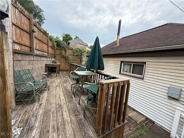 668 Virginia Ave, Follansbee, WV 26037 - view of wooden terrace