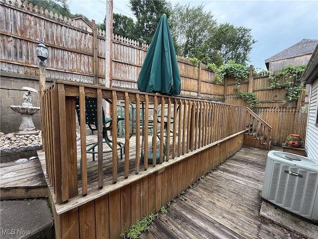 668 Virginia Ave, Follansbee, WV 26037 - view of wooden deck