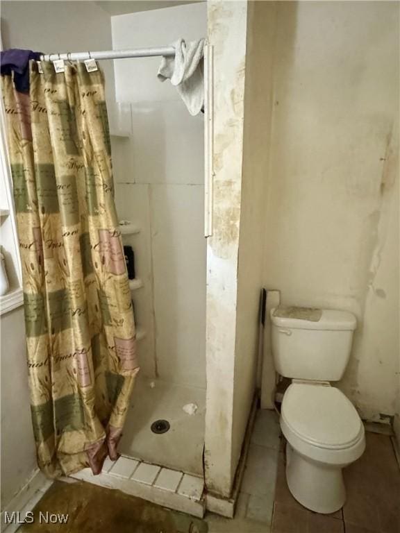 864 Delia Ave, Akron, OH 44320 - full bath with toilet and a stall shower