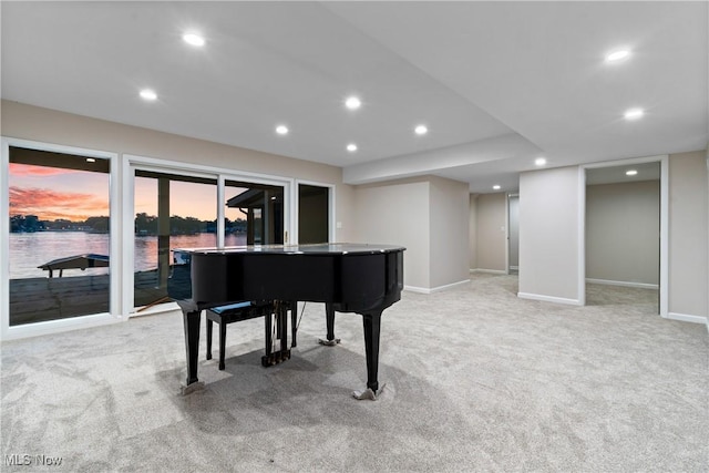 3350 S Main St, Akron, OH 44319 - sitting room featuring carpet floors and recessed lighting