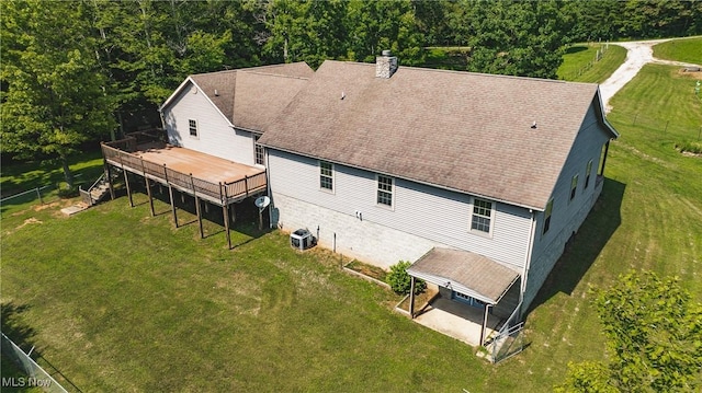 200 Breezy Acres Ln, Walker, WV 26180 - view from above of property