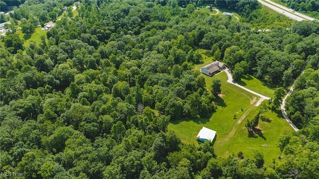 200 Breezy Acres Ln, Walker, WV 26180 - bird's eye view of a heavily wooded area
