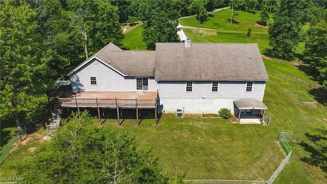 200 Breezy Acres Ln, Walker, WV 26180 - view from above of property