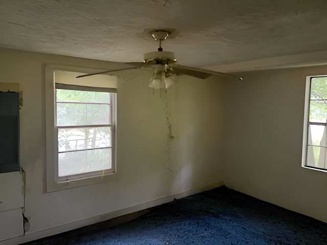 unfurnished room with a healthy amount of sunlight