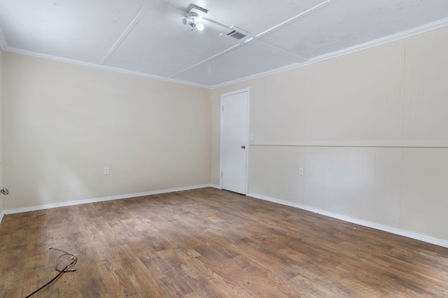 272 Ellis Rd, Plains, GA 31780 - spare room with baseboards, wood finished floors, and visible vents