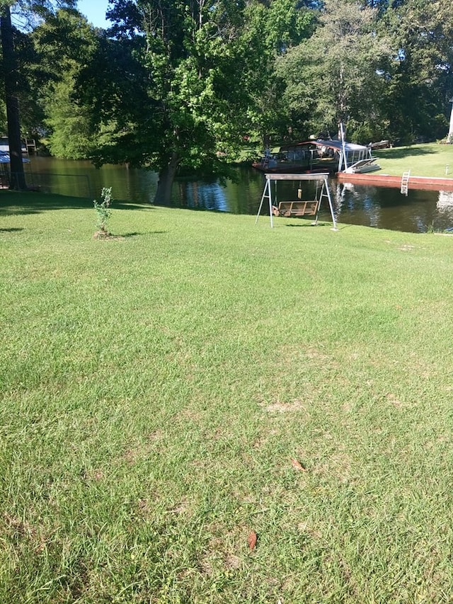 480 Spring Creek Rd, Warwick, GA 31796 - view of grassy yard with a water view