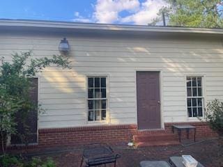 view of rear view of property