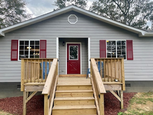 view of front of property