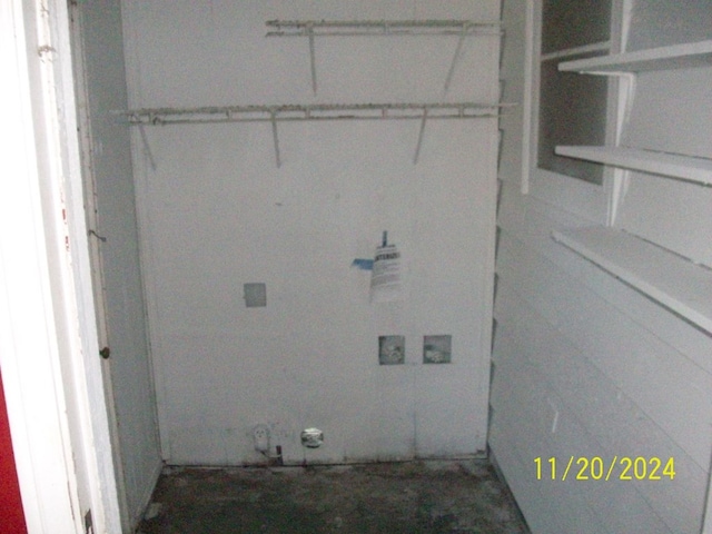 view of laundry room