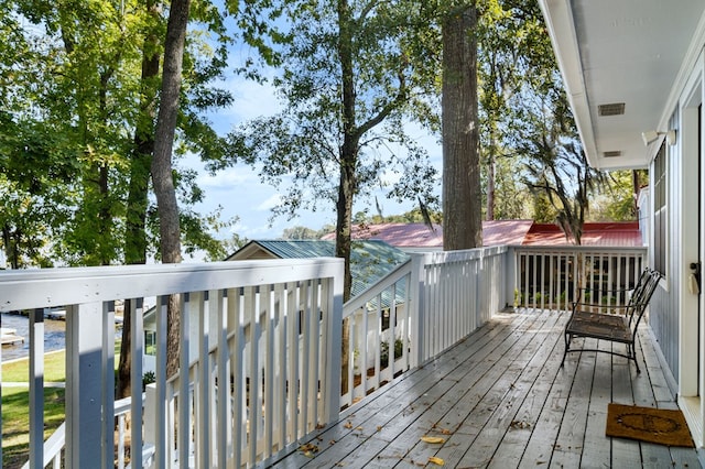 view of deck