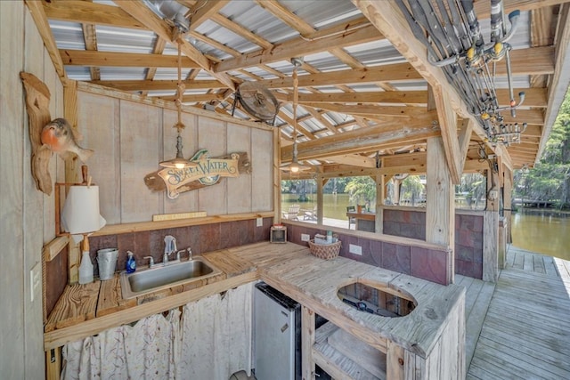 115 N Cedar Creek Rd, Cordele, GA 31015 - view of patio with a sink