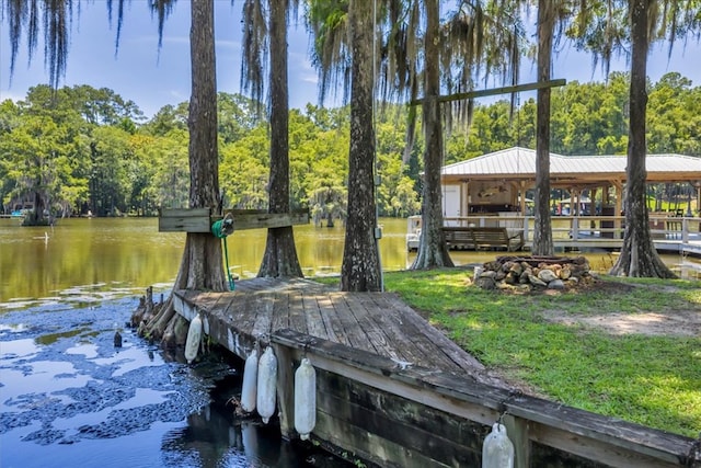 115 N Cedar Creek Rd, Cordele, GA 31015 - dock area featuring a water view