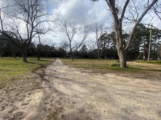 view of road