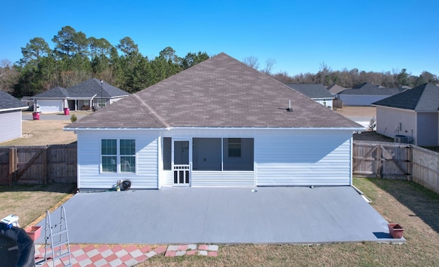 view of rear view of property