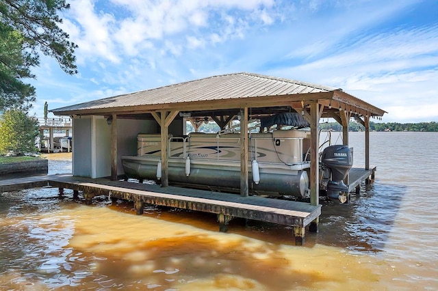 190 Scenic Rt, Cordele, GA 31015 - dock area featuring boat lift and a water view