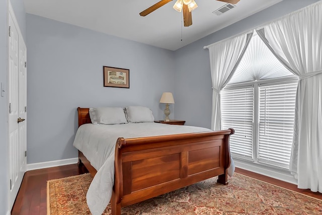 190 Scenic Rt, Cordele, GA 31015 - bedroom featuring wood finished floors, baseboards, and ceiling fan