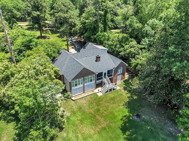 190 Scenic Rt, Cordele, GA 31015 - view of subject property with a heavily wooded area