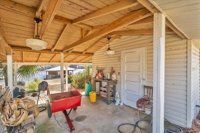 view of patio