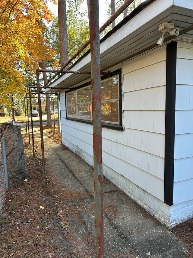 view of side of property