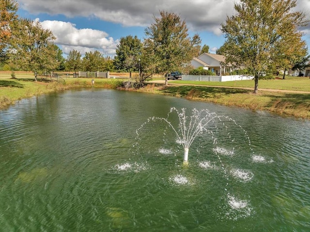 view of water feature