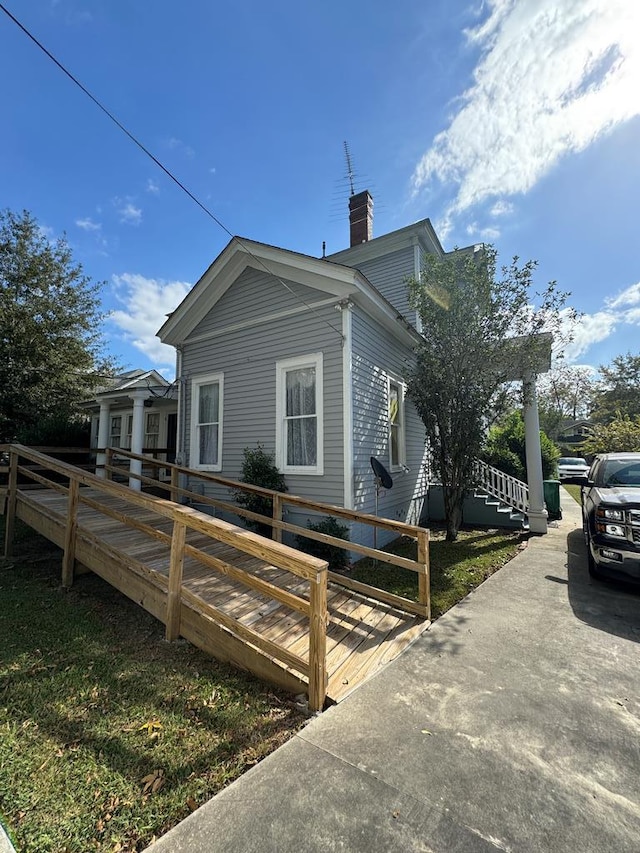 view of property exterior