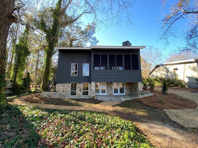 view of front of house featuring a patio area