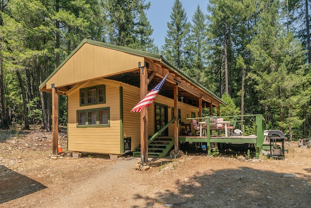 view of front of home