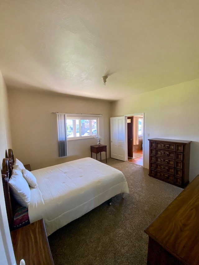 bedroom featuring carpet floors