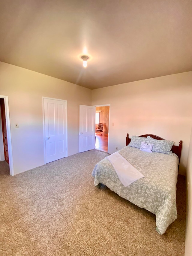 bedroom featuring carpet floors