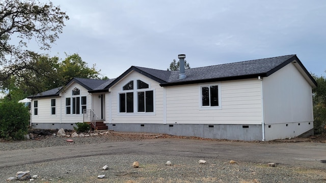 view of rear view of house