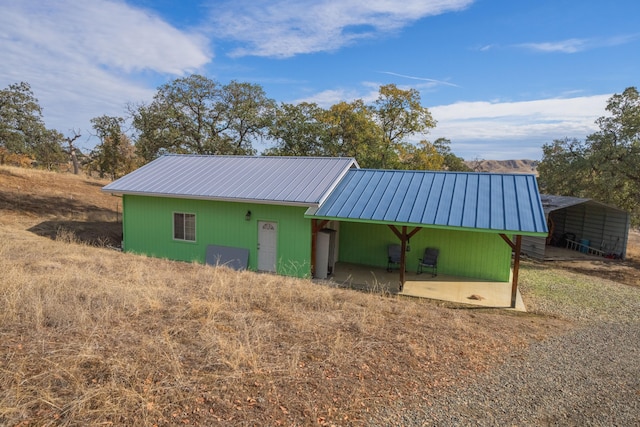 view of outdoor structure